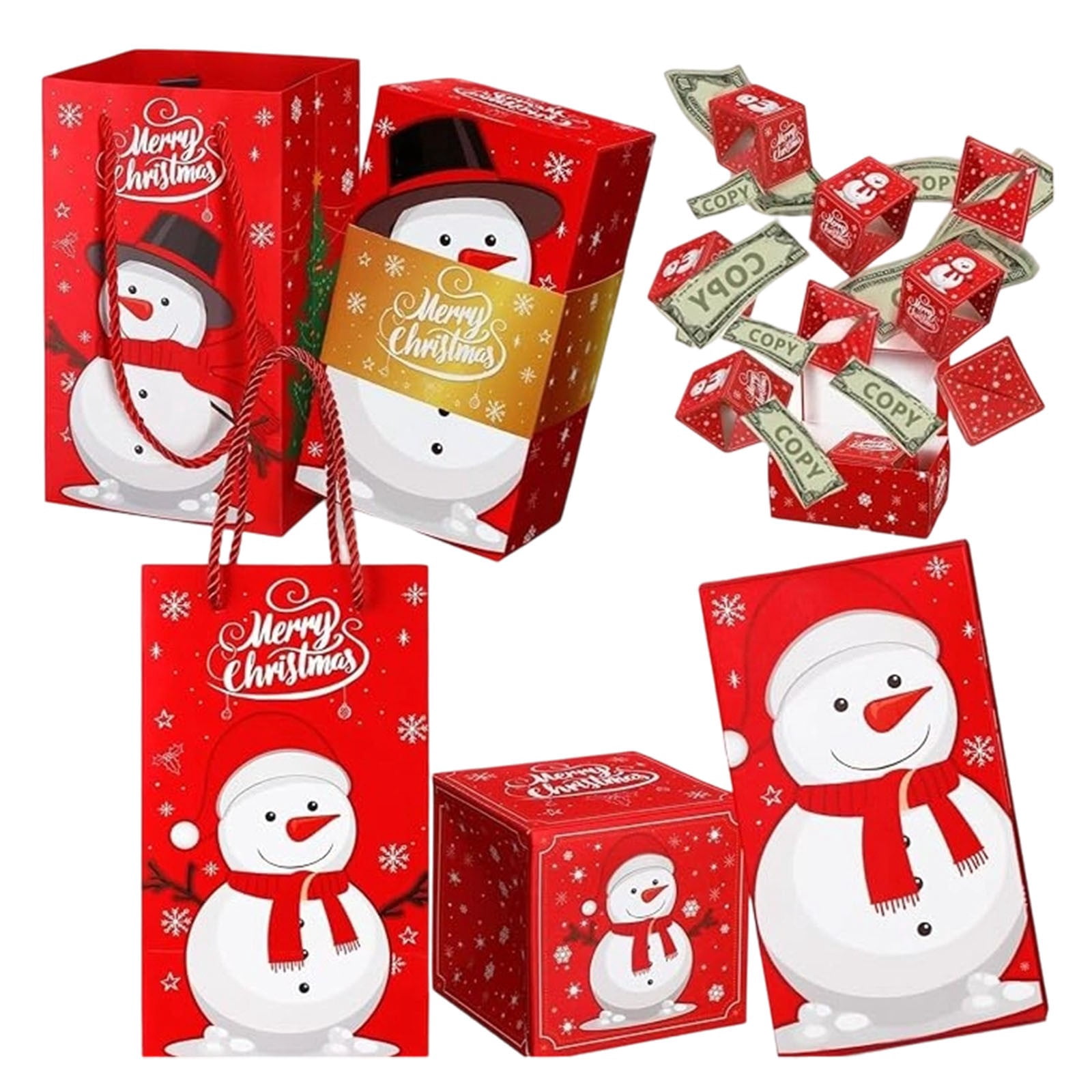 Christmas Surprise Gift Box Explosion, Folding Money Gift Boxes for ...