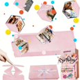 thumbnail image 1 of Christmas Surprise Gift Box Explosion - Gift Explosion Box For Money,Creative Bounce Box for Money & Photos,DIY Unique Surprise Gift Box for Birthday,Valentine's Day,Anniversary,Wedding (Pink), 1 of 6