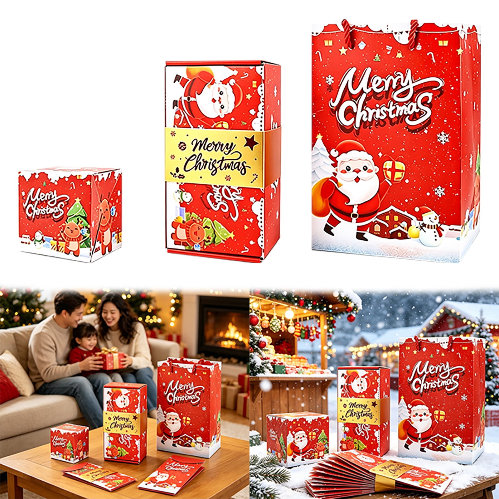 Container Kitchen Kit Christmas Surprise Gift Box Explosion for Money, 18 Pcs Bouncing Pop Up ...