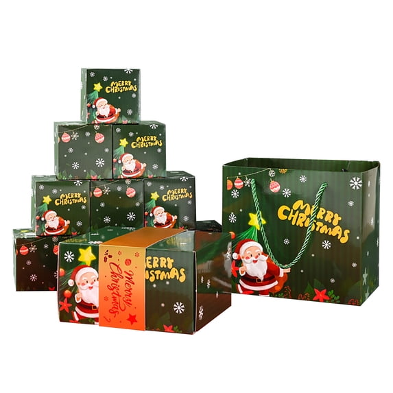 Christmas Surprise Gift Boxes for Money, Folding Pop-Up Explosion Box, Merry Christmas Surprise Gift Boxes, Gifts Boxes for Christmas & Birthday Christmas Party Favor Supplies