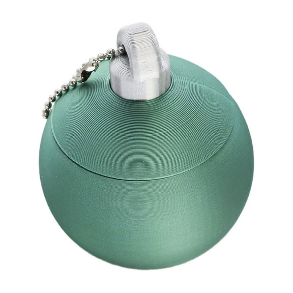 Christmas Surprise Gifts Ornaments, Matte Glass Ball Ornaments, Green Frosted Ornaments Bauble for Xmas Tree Decor Ball Hang with Circle Textures Finish, Geometric Gifts Christmas Ball Hanging