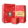 Christmas Surprise Jumping Boxes, Xmas Paper Gift Box with Rubber Band & Confetti Xmas Paper, Best Gift for Friends Family (10pcs Red)