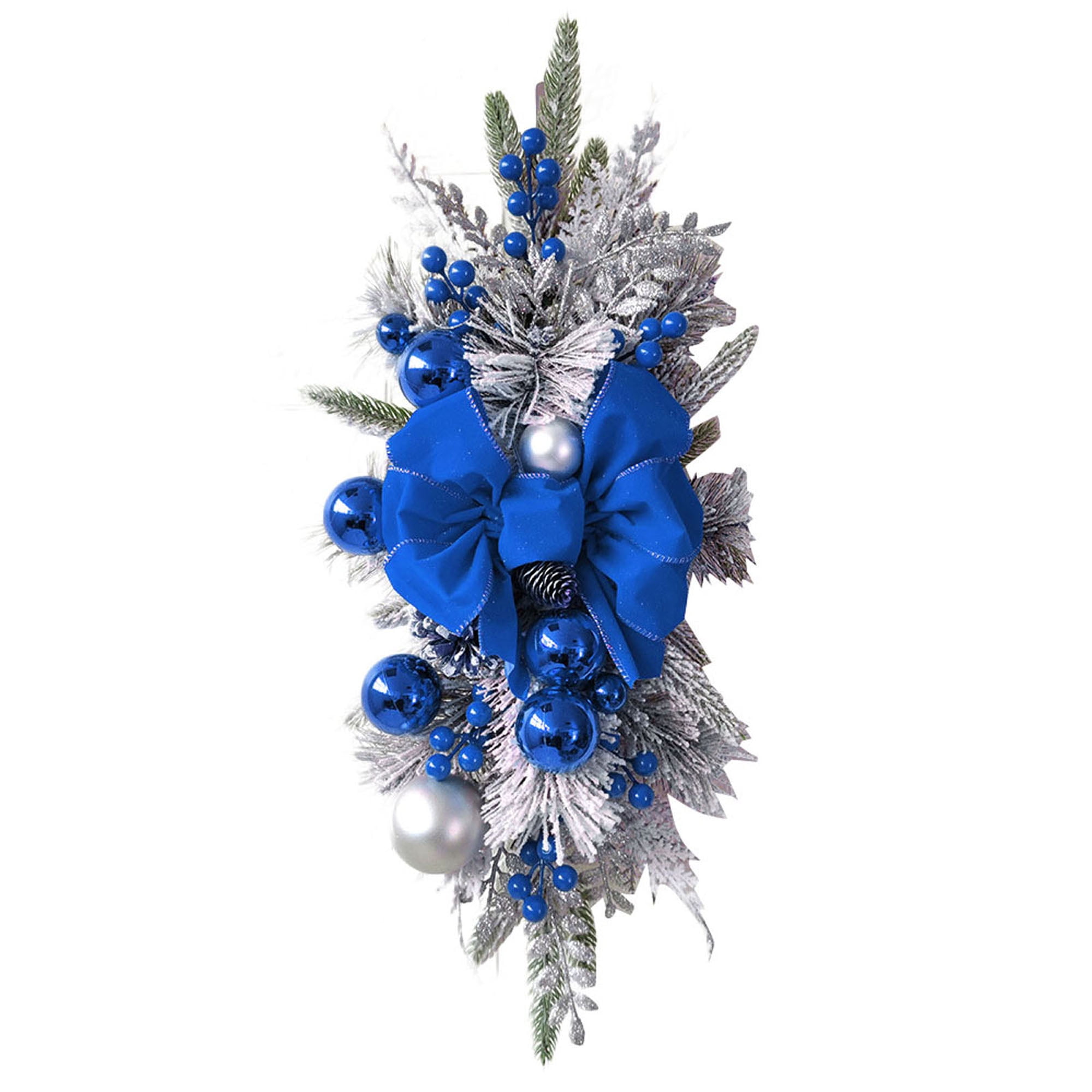 Christmas Swag, Christmas Stairway Swag Trim, Teardrop Swag Wreath