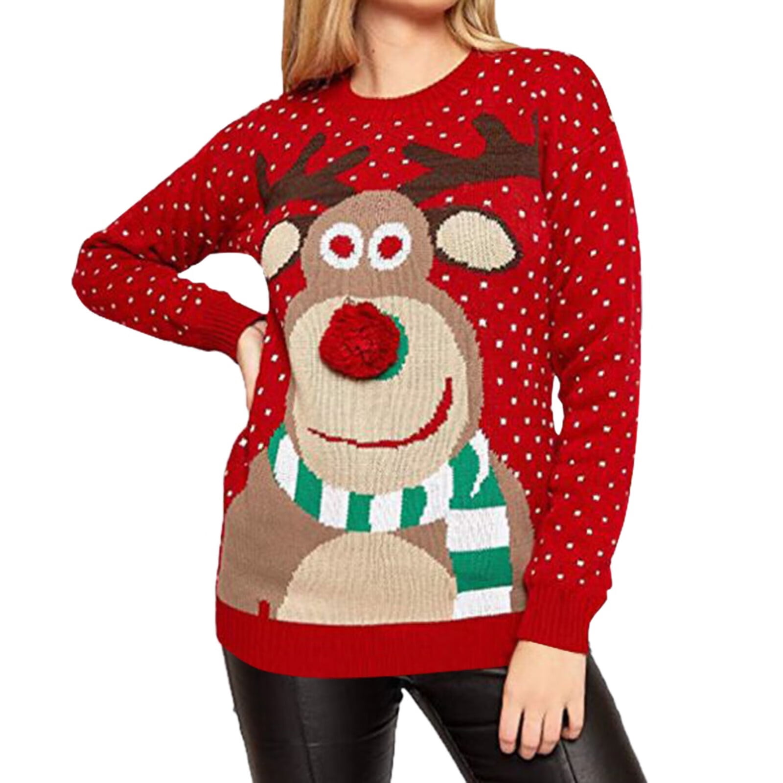 Christmas sweater clearance with deer mating