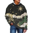 thumbnail image 1 of Christmas Sweater - Sweater for Men, Mens Christmas Tree Pattern Sweaters Christmas Cozy Sweater Long Sleeve Crew Neck Tops Pullover Sweaters, 1 of 5
