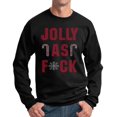 thumbnail image 1 of Christmas Sweater Sweatshirt - Funny Xmas Crewneck Black (S), 1 of 3