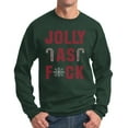 thumbnail image 1 of Christmas Sweater Sweatshirt - Funny Xmas Crewneck Forest Green (2XL), 1 of 3