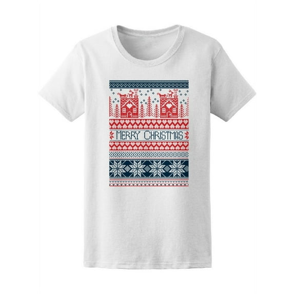 Christmas Sweater T-Shirt Men -Image by Shutterstock, Male x-Large