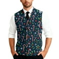 thumbnail image 1 of Christmas Sweater Vest for Men V-Neck Sleeveless Button Up Cardigan Christmas Vest Sweater, 1 of 7