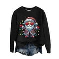 thumbnail image 1 of Christmas Sweater Women Long Sleeve Crew Neck Knit Relaxed Fit Xmas Holiday Pullover Sweater Themed Print Soft Casual Winter Jumper Tops Sweaters for Women, 1 of 4