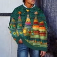 thumbnail image 1 of Christmas Sweater for Men Sweater Men Men's Christmas Pattern Christmas Cozy Sweater Long Sleeve Crew Neck Top, 1 of 5