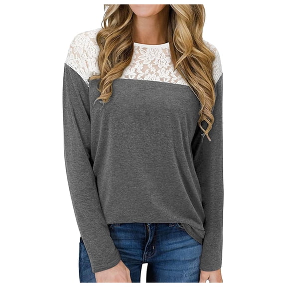 Christmas Sweaters For Women's Fall Sweater Pullover Elegant Long Sleeved Solid Color Autumn And Winter Warm Sweater Base Layer Sweater Top Grey