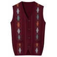 thumbnail image 1 of Christmas Sweaters for Women Men's Autumn And Winter 2025 Sleeveless Knitted Oversized Woolen Vest Sweater Vest Casual Sweater Ugly Christmas Sweaters, 1 of 2