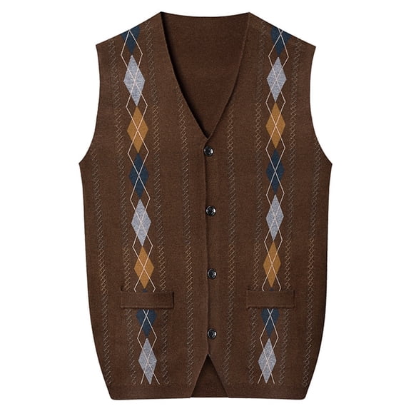 Christmas Sweaters for Women Men's Autumn And Winter 2025 Sleeveless Knitted Oversized Woolen Vest Sweater Vest Casual Sweater Ugly Christmas Sweaters