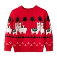thumbnail image 1 of Christmas Sweaters for Women Winter g_irls Reindeer Knit Sweater Soft Cozy Pullover Top For Toddler And k`ids Festive Holiday Casual Wear Christmas Sweaters, 1 of 7