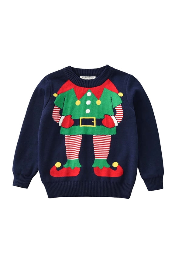 Christmas Sweaters for Women b_oys Sweater Cute Cartoon Design Warm Knitwear Soft Comfortable k`ids Pullover Cozy Winter Holiday Festive For c_hildren Christmas Sweaters