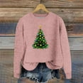 thumbnail image 1 of Christmas Sweaters for Women 2024 Womens Sweater Cozy Christmas Print Sweater with Round Neck and Long Sleeves for A Chilly December, 1 of 4