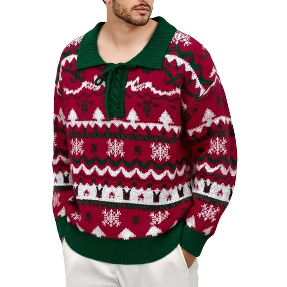 Christmas Sweaters for Women Sweater Coat Autumn Style Color Pattern Cardigan Knitwear For And Ugly Christmas Sweaters