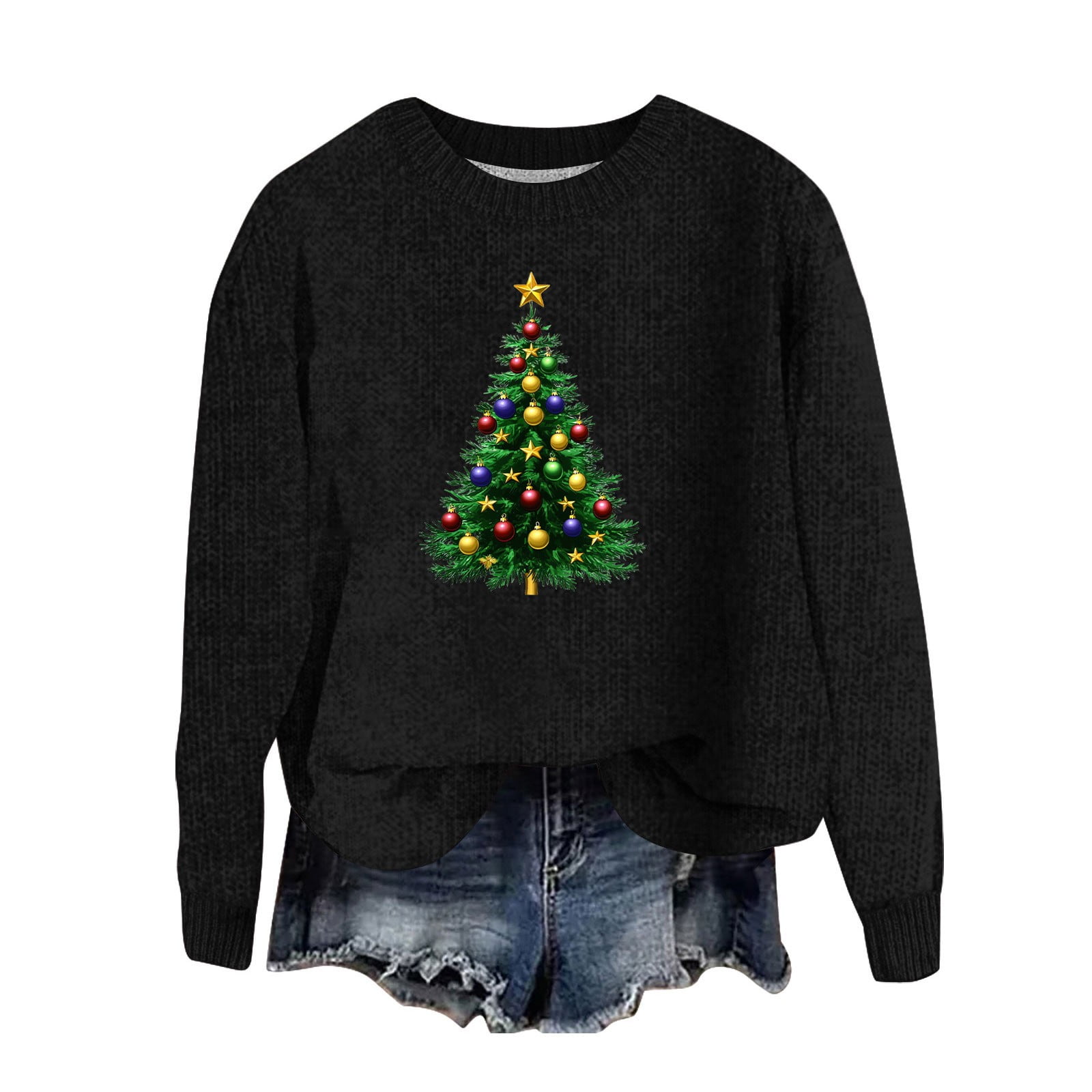 Christmas Sweaters for Women - Sweater Tops for Women, Womens Christmas ...