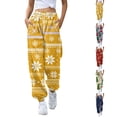 thumbnail image 1 of Christmas Sweatpants Womens Casual Baggy Lounge Pants, Funny Xmas Print Active Jogging Workout Trousers Casual Holiday Wear, 1 of 6