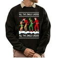 thumbnail image 1 of Christmas Sweatshirt, All The Jingle Ladies Holiday Dance Line Sweatshirt, Funny Christmas Party Sweatshirt, Playful Gift for Him & Her, 1 of 5