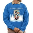 thumbnail image 1 of Christmas Sweatshirt, Born to Ride Dog on Scooter Christmas Sweatshirt, Funny Holiday Ugly Sweater, Festive Crewneck for Pet & Scooter Lovers, 1 of 5