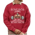 thumbnail image 1 of Christmas Sweatshirt, Calories Don't Count During Christmas Funny Gym Sweatshirt, Muscular Santa Ugly Holiday Jumper, Festive Fitness Gift for Weightlifters & Bodybuilders, 1 of 5