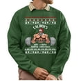 thumbnail image 1 of Christmas Sweatshirt, Calories Don't Count During Christmas Funny Gym Sweatshirt, Muscular Santa Ugly Holiday Jumper, Festive Fitness Gift for Weightlifters & Bodybuilders, 1 of 5