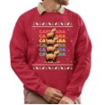 thumbnail image 1 of Christmas Sweatshirt, Capybara Stack Ugly Christmas Sweatshirt, Cute Animal Holiday Jumper, Unique Capybara Lover Gift for Men & Women, 1 of 5