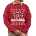 thumbnail image 1 of Christmas Sweatshirt, Cow Bells Ring Are You Listening Funny Christmas Sweatshirt, Holiday Ugly Sweatshirt, Festive Cow Crewneck for Parties & Gifts, 1 of 5