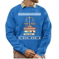 thumbnail image 1 of Christmas Sweatshirt, Custom Legal Christmas Sweatshirt, Personalized Attorney Ugly Holiday Sweatshirt, Unique Law Student Gift with Name & Year, 1 of 5