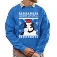 thumbnail image 1 of Christmas Sweatshirt, Customer Support Cat Funny Christmas Sweatshirt, Witty Holiday Jumper for Cat Lovers, Unique Feline Gift, 1 of 5