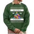 thumbnail image 1 of Christmas Sweatshirt, Deck the Halls with Bowling Balls Funny Christmas Sweatshirt, Unique Holiday Bowling Lover Sweatshirt, Holiday Gift for Women & Men, 1 of 5