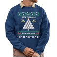thumbnail image 1 of Christmas Sweatshirt, Deck the Halls with Golf Balls Funny Christmas Sweatshirt, Unique Holiday Golfer Sweatshirt, Golf Lover Gift for Women & Men, 1 of 5
