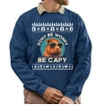 thumbnail image 1 of Christmas Sweatshirt, Don't Be Worry Be Capy Funny Capybara Christmas Sweatshirt, Cute Animal Holiday Sweatshirt, Capybara Lover Gift for Men & Women, 1 of 5