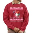 thumbnail image 1 of Christmas Sweatshirt, Flamingo Gnome Merry Christmas Sweatshirt, Unique Tropical Bird Holiday Sweatshirt, Flamingo Lover Gift for Women & Men, 1 of 5