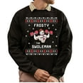 thumbnail image 1 of Christmas Sweatshirt, Frosty The Swoleman Funny Christmas Sweatshirt, Muscular Snowman Ugly Holiday Jumper, Festive Gym Lover Gift for Weightlifters & Fitness Fans, 1 of 5