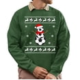 thumbnail image 1 of Christmas Sweatshirt, Funny Ugly Christmas Sweater, Soccer Snowman Ugly Christmas Sweater, Funny Football Christmas Sweater, 1 of 5