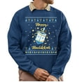 thumbnail image 1 of Christmas Sweatshirt, Happy Hanukkah Festive Dreidel Sweatshirt, Unique Jewish Holiday Sweatshirt, Cute Dreidel Gift for Men and Women, 1 of 5