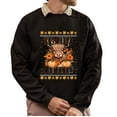 thumbnail image 1 of Christmas Sweatshirt, Hay There Pumpkin Highland Cow Sweatshirt, Funny Rustic Fall & Autumn Crewneck, Farm Animal & Pumpkin Patch Apparel, 1 of 5