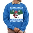 thumbnail image 1 of Christmas Sweatshirt, Ho Ho Ho Hole in One Golf Christmas Gnome Sweatshirt, Funny Holiday Golfer Sweatshirt, Golf Lover Gift for Women & Men, 1 of 5