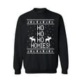 thumbnail image 1 of Christmas Sweatshirt Ho Ho Ho Homies Christmas Sweater Xmas Pullover for women Merry Christmas sweatshirt for men Christmas Xmas Gift Ho Ho Ho Christmas sweater, 1 of 5