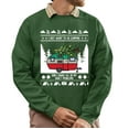 thumbnail image 1 of Christmas Sweatshirt, I Just Want to Go Camping Christmas Sweatshirt, Funny Holiday RV Ugly Sweater, Campfire & Camper Crewneck for Adventurers & Campers, 1 of 5