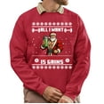 thumbnail image 1 of Christmas Sweatshirt, All I Want For Christmas Is Gains Funny Gym Sweatshirt, Muscular Santa Protein Ugly Holiday Jumper, Festive Fitness Gift for Weightlifters & Bodybuilders, 1 of 5