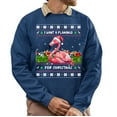 thumbnail image 1 of Christmas Sweatshirt, I Want a Flamingo for Christmas Funny Holiday Sweatshirt, Flamingo Lover Sweatshirt, Cute Bird & Gift Design, Best Friend Gift for Her, 1 of 5