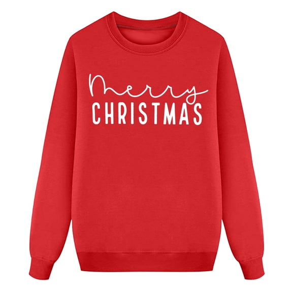 Christmas Sweatshirt Kids,Letter Print Graphic Oversized Sweatshirts Pullover Tops with Pocket Crewneck Xmas Christmas Sweatshirt Xmas Casual Wear 7-8 Years