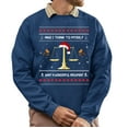 thumbnail image 1 of Christmas Sweatshirt, Legal Christmas Sweatshirt, Funny Lawyer Ugly Holiday Sweatshirt, Festive Judge Attorney Gift for Law Students & Paralegals, 1 of 5