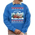 thumbnail image 1 of Christmas Sweatshirt, Life on Farm Holiday Ugly Christmas Sweatshirt, Funny Festive Tractor & Farm Animals Crewneck Sweatshirt for Parties & Gifts, 1 of 5