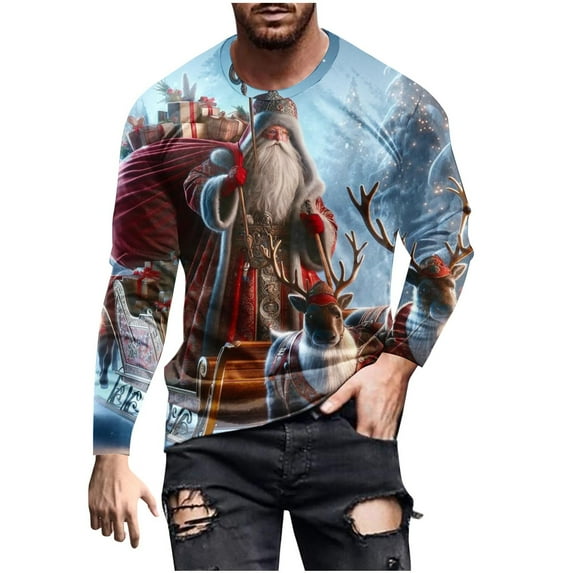 Christmas Sweatshirt Mens Sweatshirts for Men 2024 Quarter Zip Pullover Men Men's Hoodies on Sale Mens Sweaters Trendy