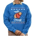thumbnail image 1 of Christmas Sweatshirt, Merry Christmas Capybara in Sweater Sweatshirt, Cute Animal Holiday Sweatshirt, Adorable Capy Lover Gift for Men & Women, 1 of 5